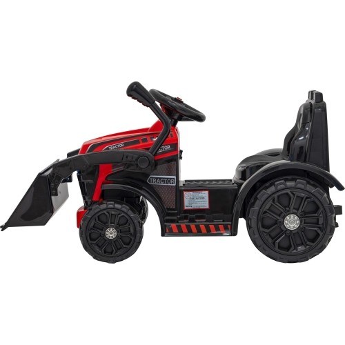 Elektryczna koparka-traktor G320, czerwony