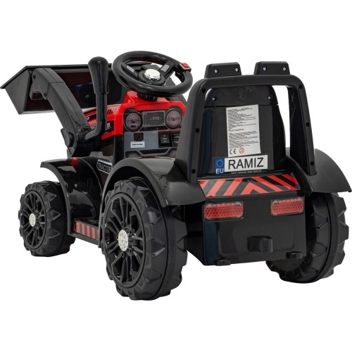 Elektryczna koparka-traktor G320, czerwony