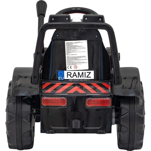 Elektryczna koparka-traktor G320, czerwony