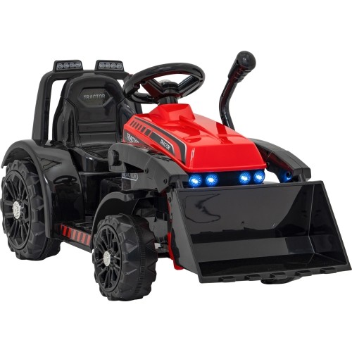 Elektryczna koparka-traktor G320, czerwony