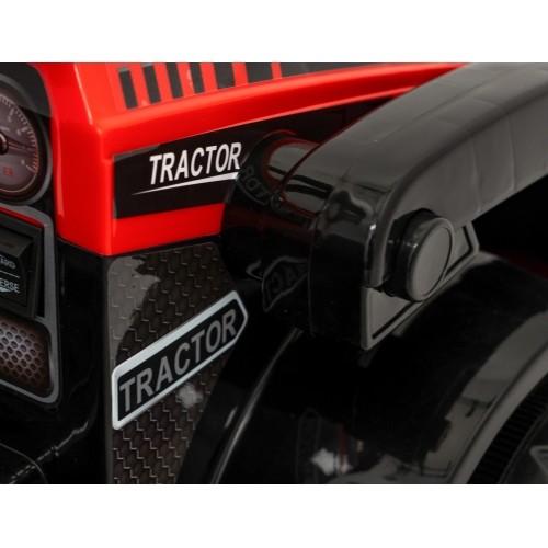 Elektryczna koparka-traktor G320, czerwony