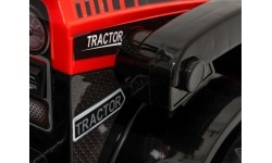Elektryczna koparka-traktor G320, czerwony