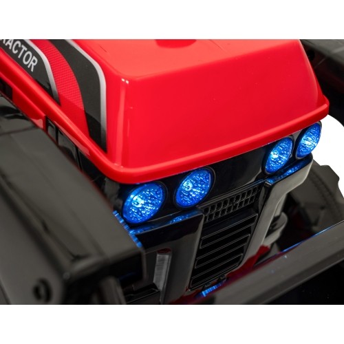 Elektryczna koparka-traktor G320, czerwony