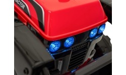 Elektryczna koparka-traktor G320, czerwony