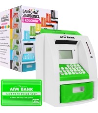 Zabawkowy bankomat, zielony