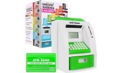 Zabawkowy bankomat, zielony