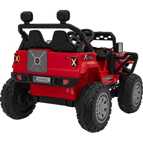 OFF ROAD Prędkość pojazdu Czerwony