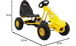Gokart Champion, żółty