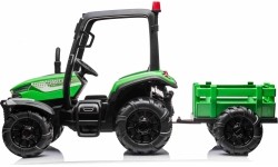 Traktor BLAST z przyczepą, zielony
