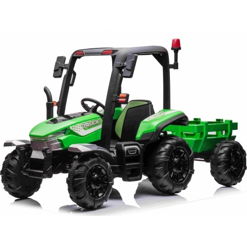 Traktor BLAST z przyczepą, zielony