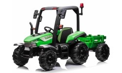 Traktor BLAST z przyczepą, zielony