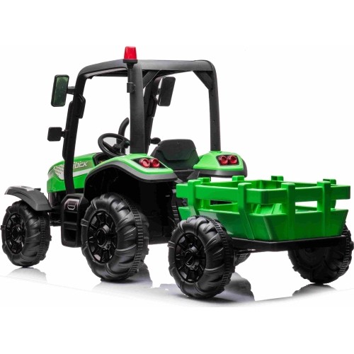 Traktor BLAST z przyczepą, zielony