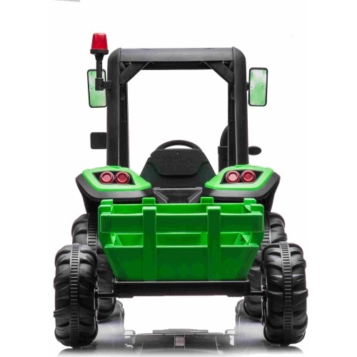 Traktor BLAST z przyczepą, zielony