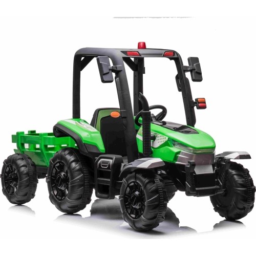 Traktor BLAST z przyczepą, zielony