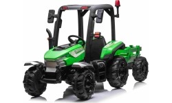 Traktor BLAST z przyczepą, zielony