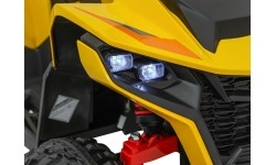 Quad Fast Wheel Vehicle Żółty