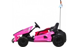Gokart elektryczny Speed 7 Drift King, różowy