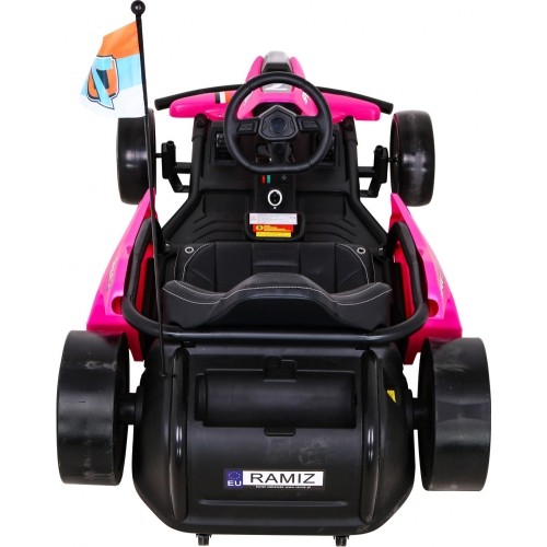 Gokart elektryczny Speed 7 Drift King, różowy