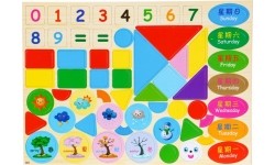 Magnetic Wood Board For Learning Accessories