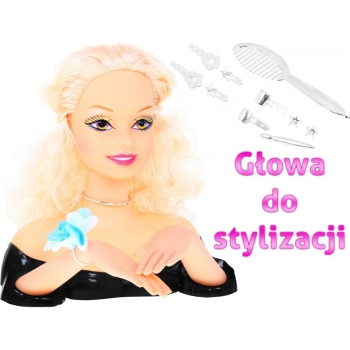 Głowa do stylizacji fryzur Fashion Styling, blondynka