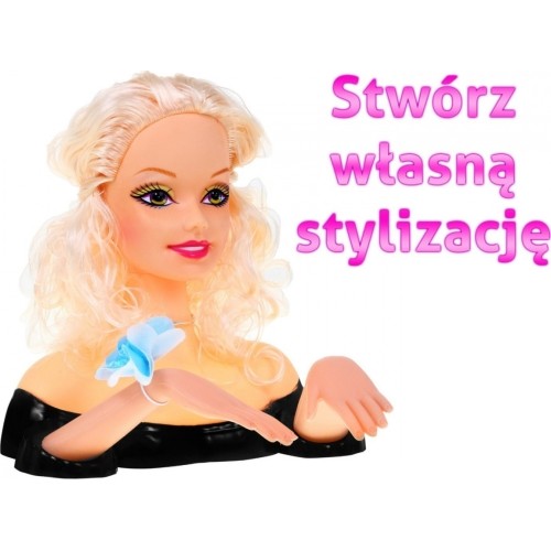 Głowa do stylizacji fryzur Fashion Styling, blondynka