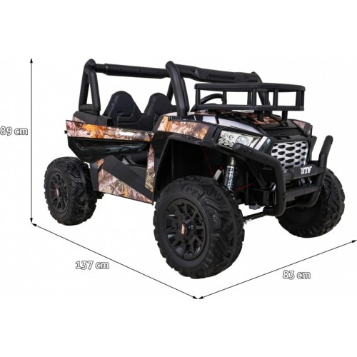 Pojazd elektryczny Buggy UTV, czarny
