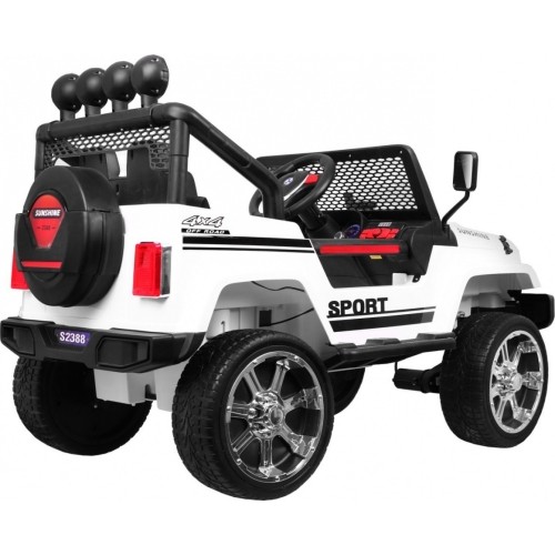 Pojazd elektryczny Raptor Drifter 4x4, biały