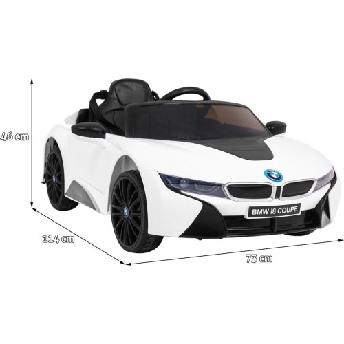 Samochód elektryczny dla dzieci BMW I8 LIFT biały