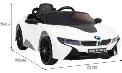 Samochód elektryczny dla dzieci BMW I8 LIFT biały