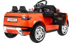 Samochód elektryczny dla dzieci Rapid Racer, pomarańczowy
