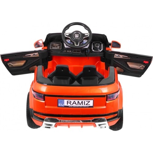 Samochód elektryczny dla dzieci Rapid Racer, pomarańczowy