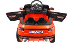 Samochód elektryczny dla dzieci Rapid Racer, pomarańczowy