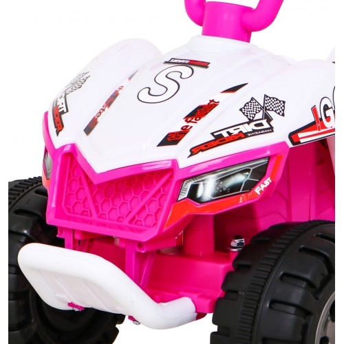 Pojazd quad THE FASTEST, różowy