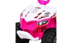 Pojazd quad THE FASTEST, różowy