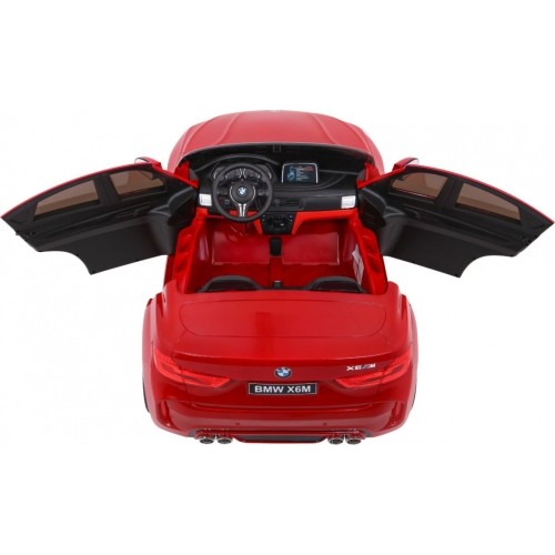 Auto na akumulator BMW X6M XXL, lakierowane czerwone