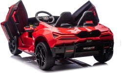Pojazd elektryczny Lamborghini Revuelto XL STRONG, czerwony