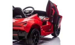 Pojazd elektryczny Lamborghini Revuelto XL STRONG, czerwony