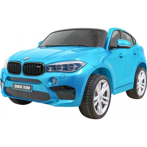 Samochód elektryczny BMW X6M XXL, niebieski