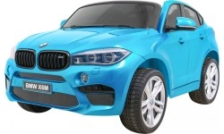 Samochód elektryczny BMW X6M XXL, niebieski
