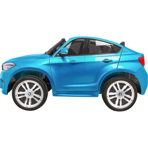 Samochód elektryczny BMW X6M XXL, niebieski