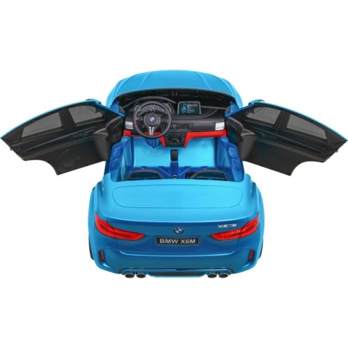 Samochód elektryczny BMW X6M XXL, niebieski