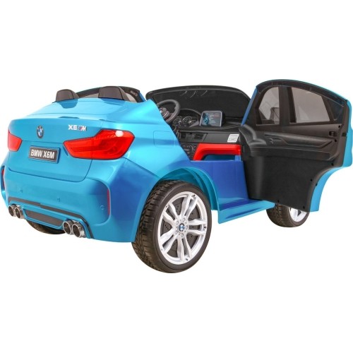 Samochód elektryczny BMW X6M XXL, niebieski