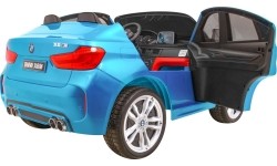 Samochód elektryczny BMW X6M XXL, niebieski