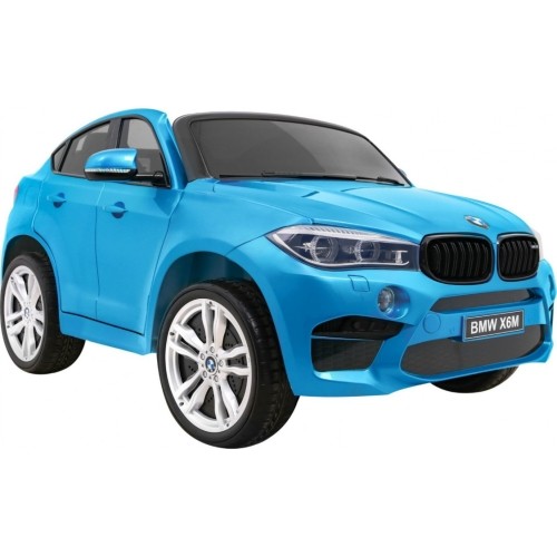Samochód elektryczny BMW X6M XXL, niebieski