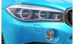 Samochód elektryczny BMW X6M XXL, niebieski