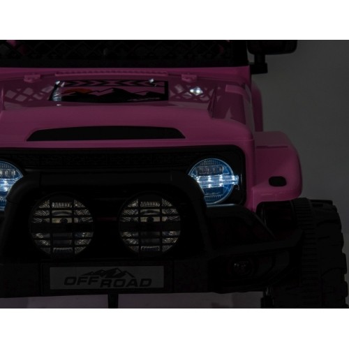 Pojazd elektryczny Off-Road CLIMBER różowy