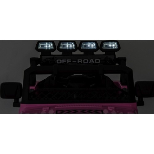 Pojazd elektryczny Off-Road CLIMBER różowy