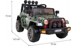Pełnoetatowy pojazd terenowy 4WD Moro