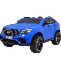 Samochód elektryczny Mercedes GLC 63S, niebieski