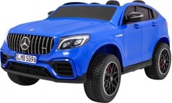Samochód elektryczny Mercedes GLC 63S, niebieski